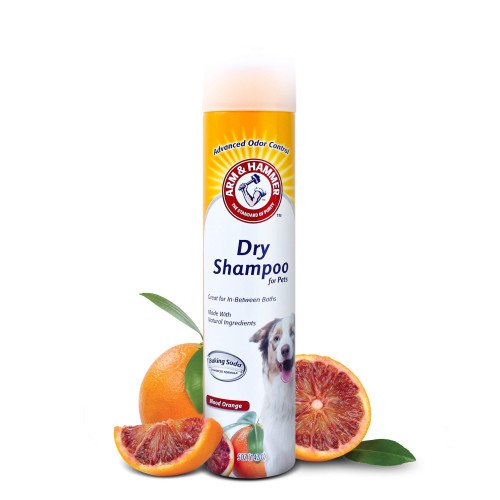 Arm & Hammer dry shampoo for Dogs with blood orange, 5 oz / 148 ml