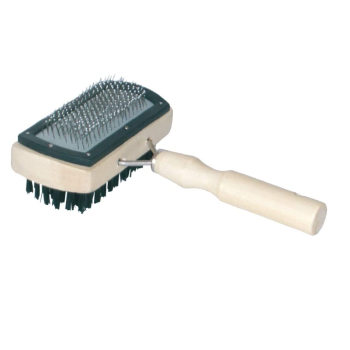 Brush with Wooden Handle For Dogs & Cats