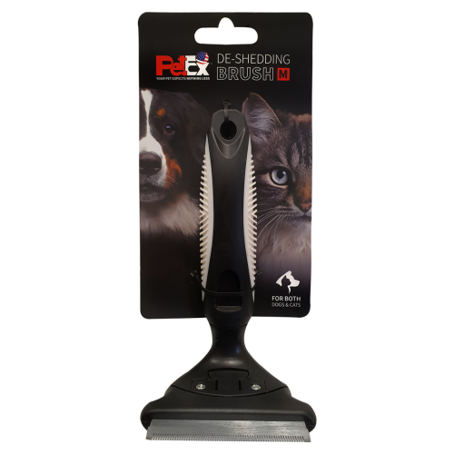 Petex De-Shedding Brush For Cats and Dogs