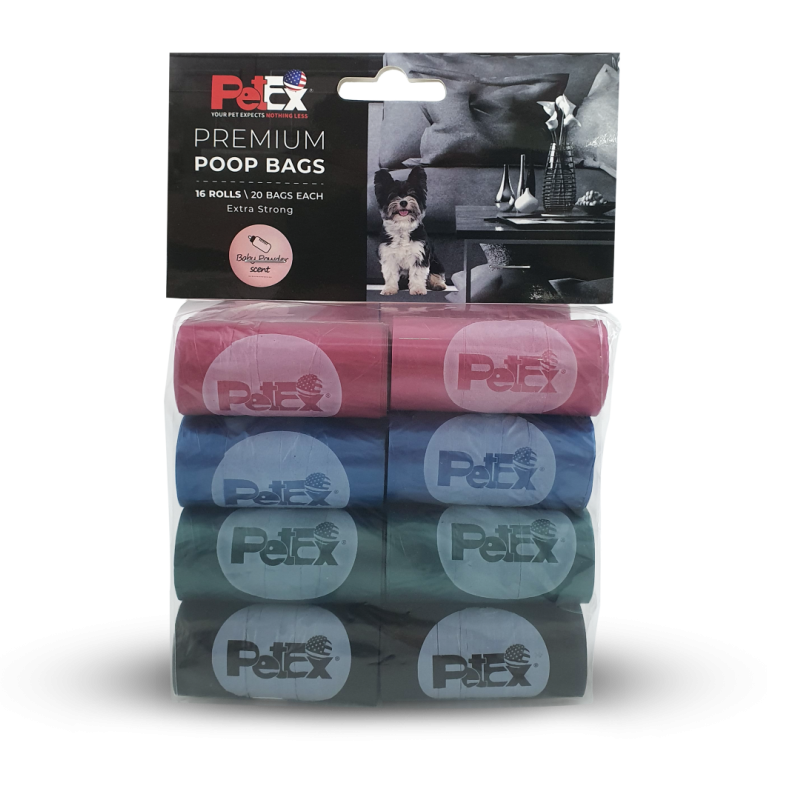 Petex Collection bags baby powder smell