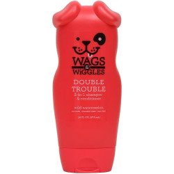 Wags & Wiggles 2-in-1 shampoo & conditioner with wild watermelon
