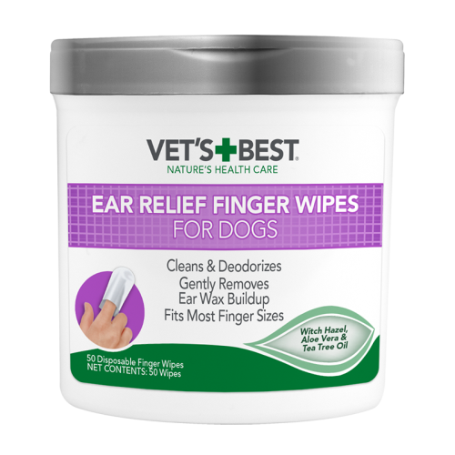 Vet's Best clean ear finger pads
