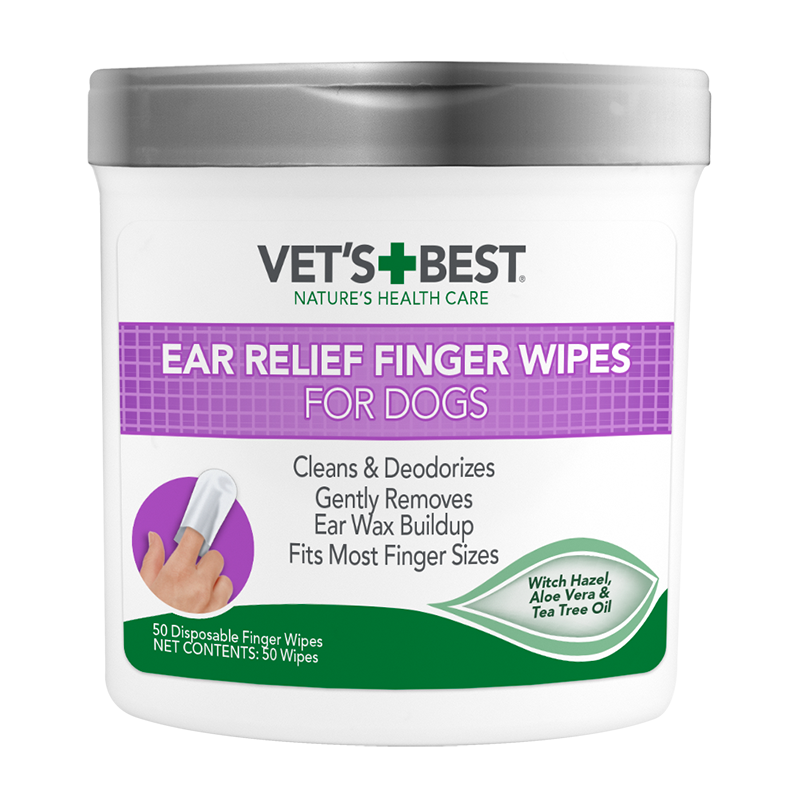 Vet's Best clean ear finger pads