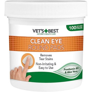 Vet's Best وسادات مستديرة لتنظيف العين