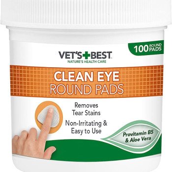 Vet's Best clean eye round pads