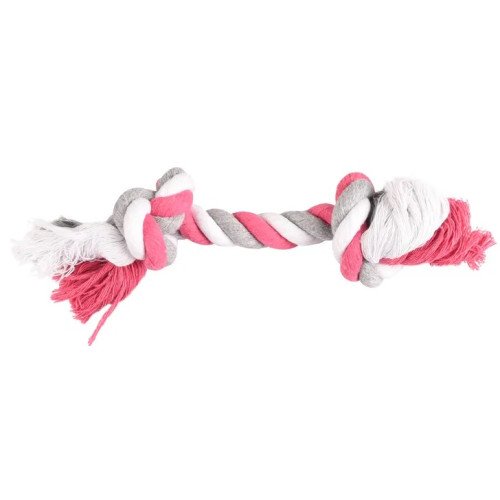 Cotton playing rope with 2 knots 20CM