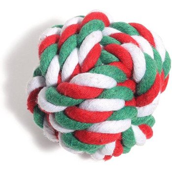 Strong twisted knot dog toy - L