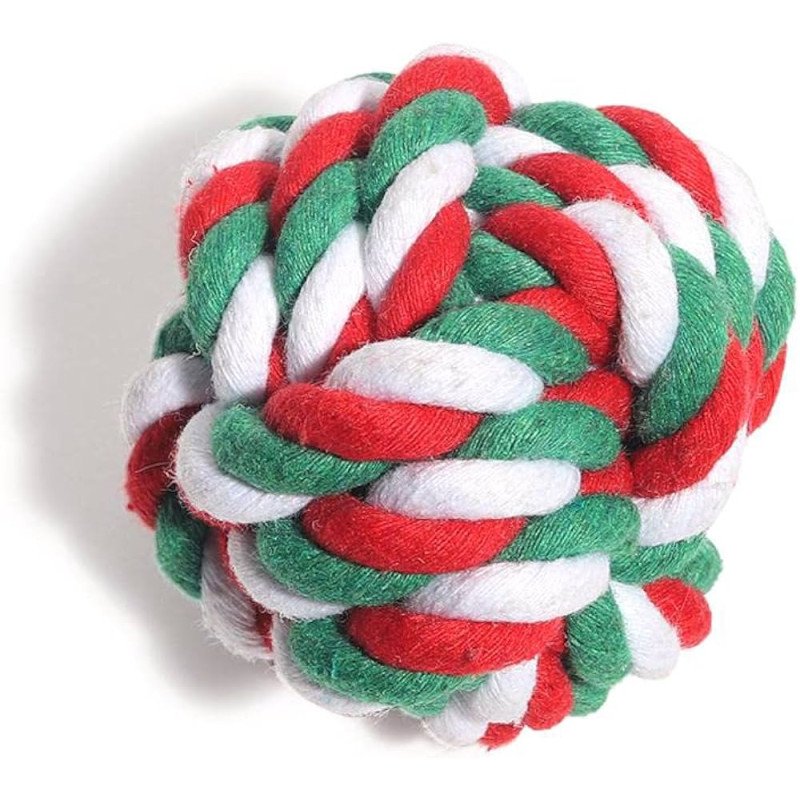 Strong twisted knot dog toy - L