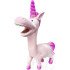 Pink unicorn dog toy