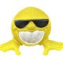 Yellow beaming face dog toy