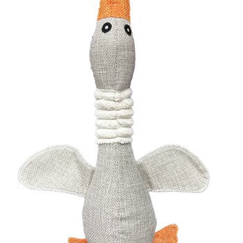 Pet premium duck-shaped plush toy for dogs