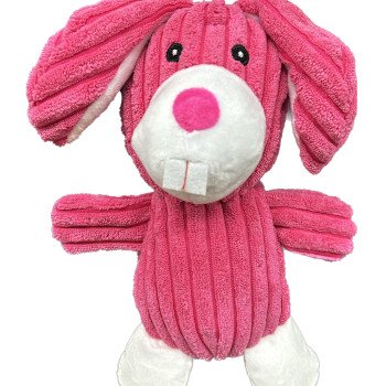 Pet premium rabbit-shaped plush toy for dogs