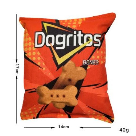 لعبة كيس الشيبس للكلاب