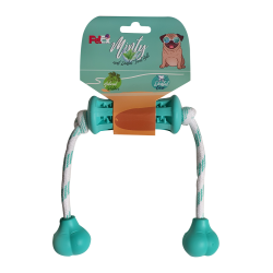 Petex natural rubber dental stick combined cotton fibers for cleaning teeth