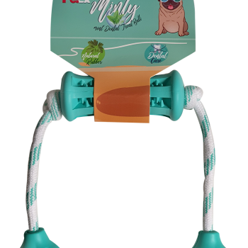 Petex natural rubber dental stick combined cotton fibers for cleaning teeth