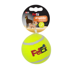 Petex Air Squeaker Tennis Ball Neon Color 9.0cm