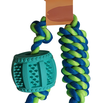 Petex Dental bite for a dog combined with natural rubber