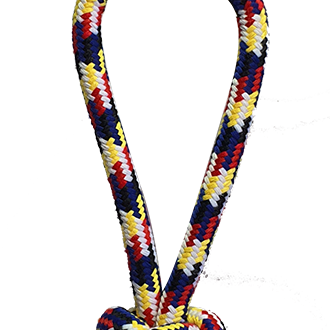 Petex dental rope braided with a handle 33 cm long