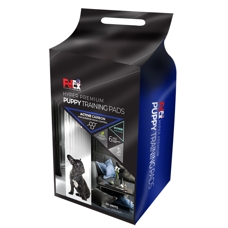 Petex training pads with active carbon