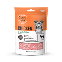 Jerky Time لقم دجاج وسمك القد 80جم