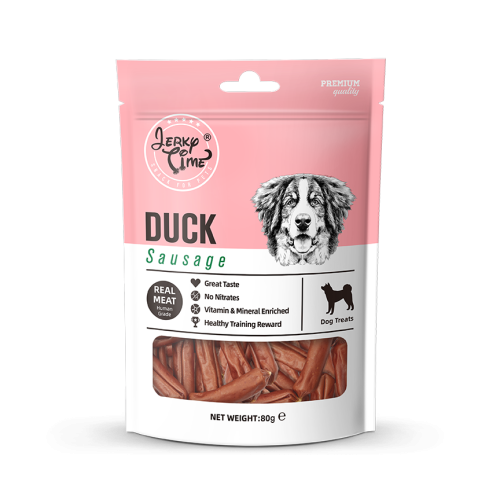 Jerky Time Duck Sausages 80g