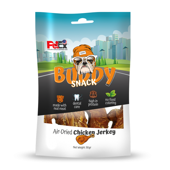 Buddy Snack - Air-Dried Chicken jerky 80 grams