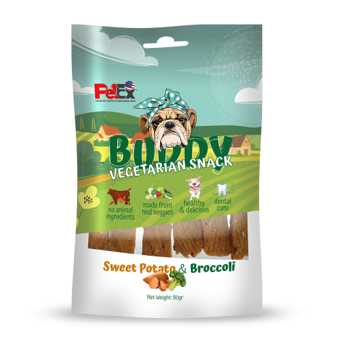 Buddy Snack - Vegetarian Snack with Sweet Potatoes and Broccoli 80 grams