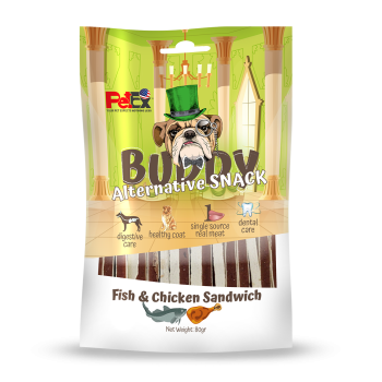 Buddy Snack - Fish and Chicken sandwich 80 grams