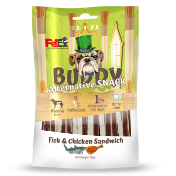 Buddy Snack - Fish and Chicken sandwich 80 grams