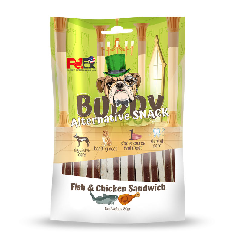 Buddy Snack - Fish and Chicken sandwich 80 grams