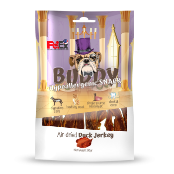 Buddy Snack - Air-Dried Duck jerky 80 grams