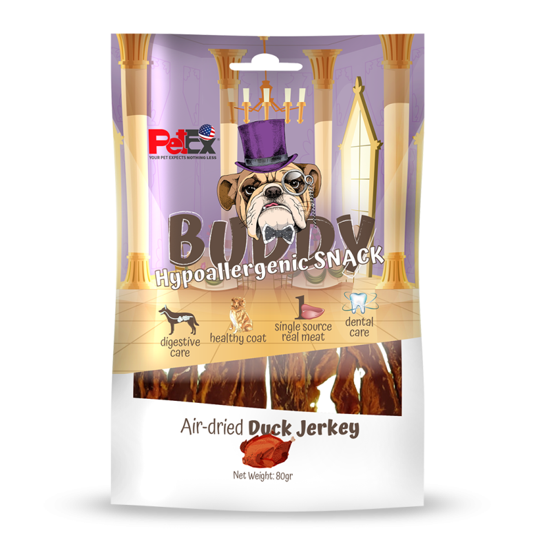 Buddy Snack - Air-Dried Duck jerky 80 grams
