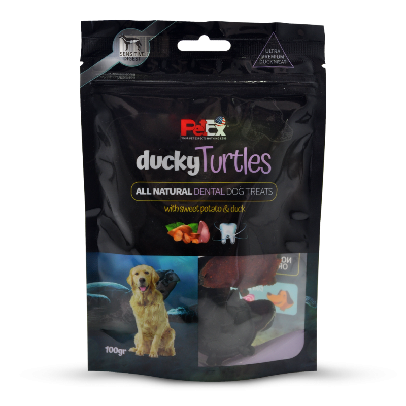 Petex Ducky Turtles Dental treats 100 grams
