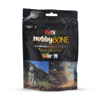 Petex Nubby Bone Dental treats 100 grams