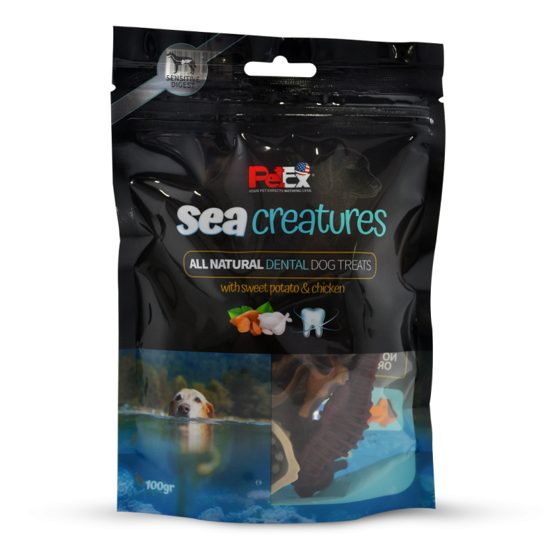 Petex Sea Creatures Dental treats 100 grams