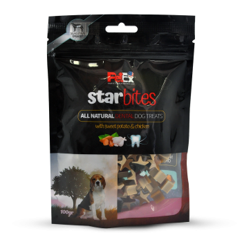 Petex Star Bites Dental treats 100 grams