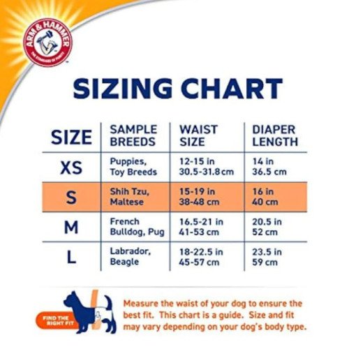 Arm & Hammer Disposable Diapers for dogs S