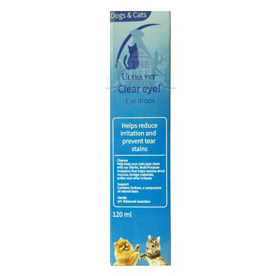 Ultra vet - clear eye! Eye drops