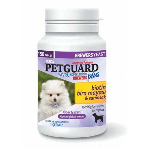 Petguard Biotin and Garlic Brewer's Yeast Puppy Vitamin 150 tablets
