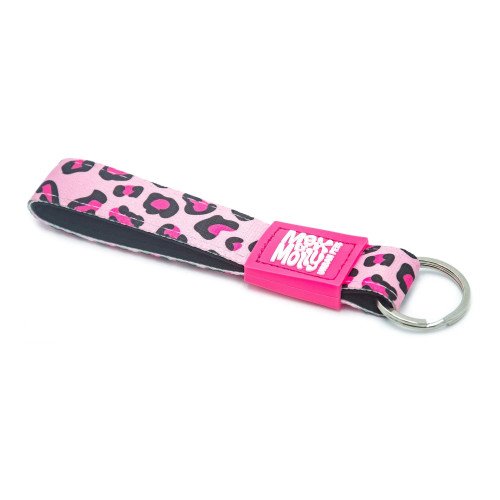 Max & Molly Key Chain - Leopard Pink