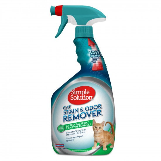 Simple Solution Cat Stain & Odor Remover For All Surfaces 945ml